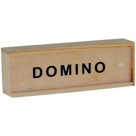 Joc educativ Domino mini in cutie de lemn, +4 ani, Goki 446609